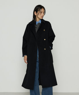 Oggi 12月号掲載商品】〔 Sサイズ 〕 アンゴラウール ロングトレンチ