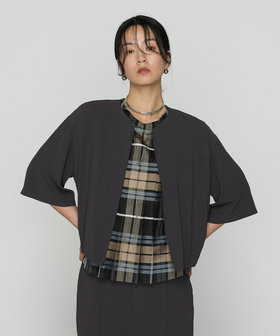 TOMO KOIZUMI ブラックフリルTシャツ MA128