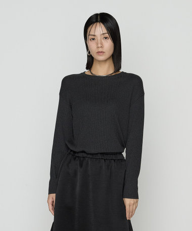 〔 Sサイズ 〕 シルクコットン ベーシックニットプルオーバー
