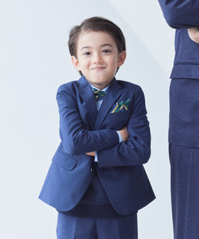 マイクロチェック スーツ (140-160cm)（98-03SM06-205）｜コムサイズム