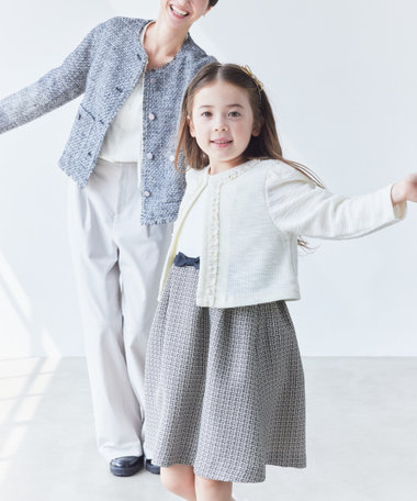 フォーマル ドッキングウエストリボンワンピース(110-130cm)