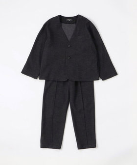 ノーカラージャケットセットアップスーツ(140cm-160cm)