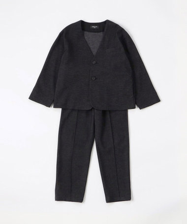 ノーカラージャケットセットアップスーツ(140cm-160cm)