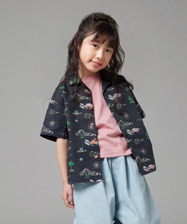 アロハシャツ（98-14IG01-204）｜COMME CA ISM（コムサイズム）｜COMME CA ISM（コムサイズム）｜KIDS（キッズ ）｜公式通販｜ファイブフォックス オンラインストア（FIVE FOXes ONLINE STORE）