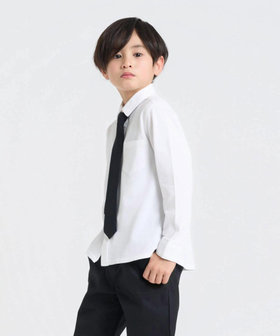 ネクタイ付き 長袖シャツ (100-130cm)