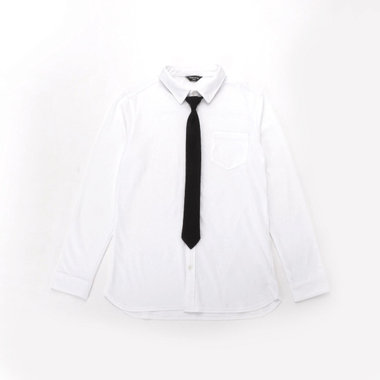 ネクタイ付き　シャツ(140-160サイズ)