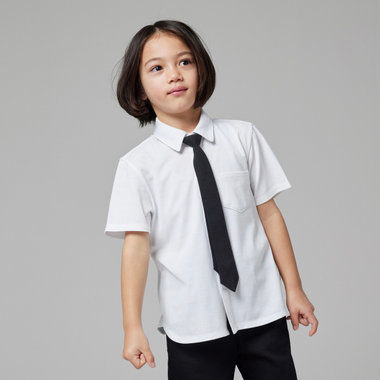 ネクタイ付き半袖シャツ(100-130cm)