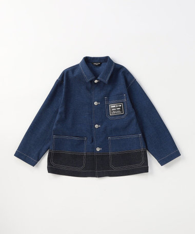 デニムライクストレッチ ジャケット