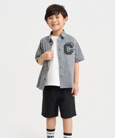 ギンガムチェック 半袖 シャツ