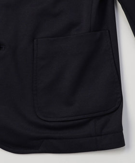 ストレッチポンチ ネイビー ジャケット(140-160cm)（98-41JE02-203