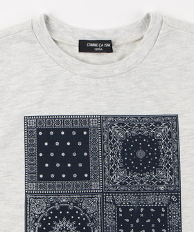 バンダナプリント Tシャツ（98-49TK33-205）｜コムサイズム