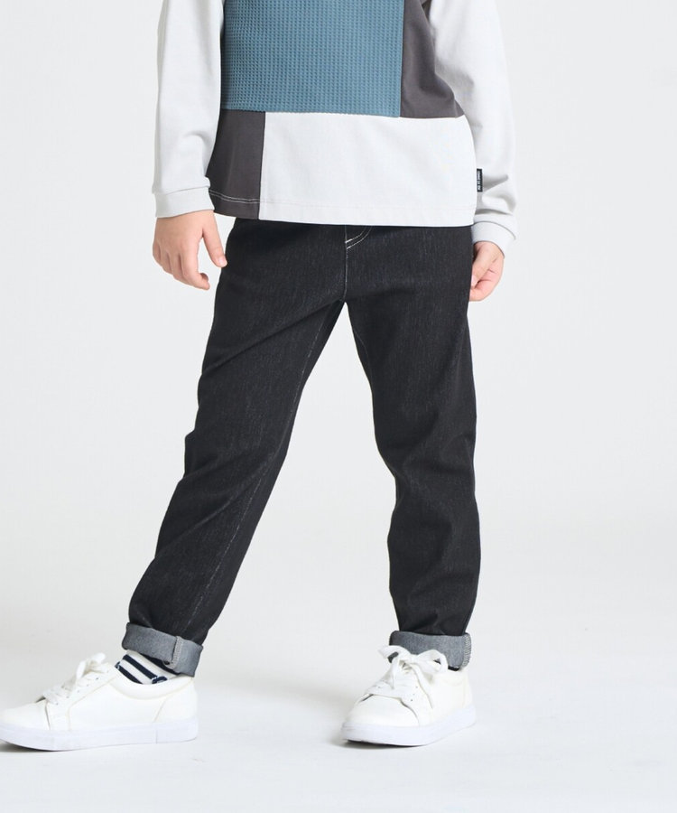 デニムライク のびのびパンツ