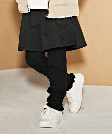 裾ギャザー 10分丈リブレギンス（98-58PE03-203）｜コムサイズム