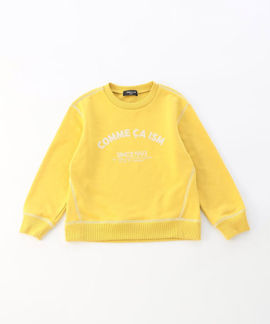 “にっぽんの色" 3本針ステッチ ロゴトレーナー