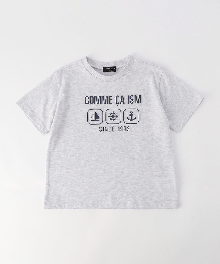 エンボス プリント Tシャツ