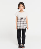 くしゅっとチェック チュニックTシャツ（98-62TK43-205