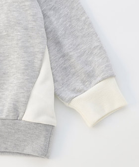 フロッキープリント 配色トレーナー（98-63CM54-205）｜コムサイズム