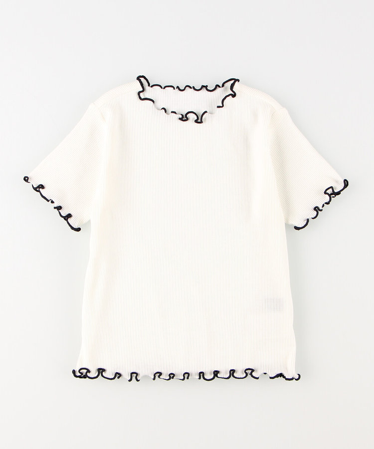 gommeフリルTEE gomme tシャツ 24/-天竺 フリルT レディース メンズ : ZOZOTOWN