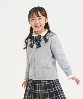 【オンライン限定カラー:グレー】ベーシック ニット カーディガン(100-130cm)