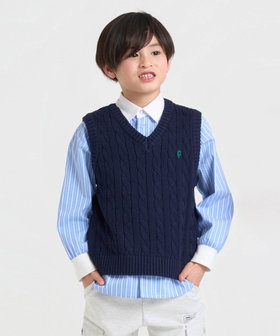 ケーブル編み ニットベスト（98-71KO11-206）｜コムサイズム（COMME CA