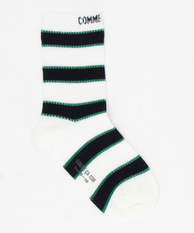 ボーダークルーソックス