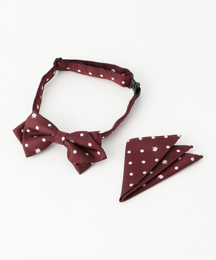リンゴドット 蝶タイ・スカーフセット