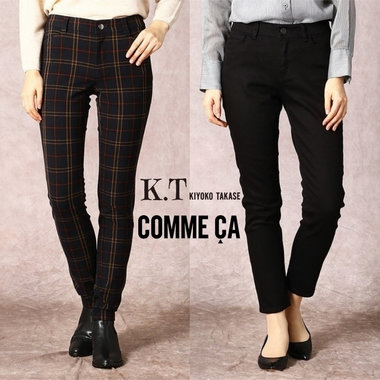 ボリュームトップスとも相性抜群のスキニーパンツ