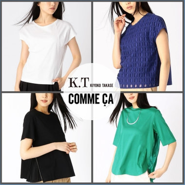 夏におすすのめカットソー