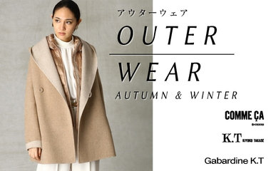 OUTERWEAR｜COMME CA・K.T・GabardineK.T