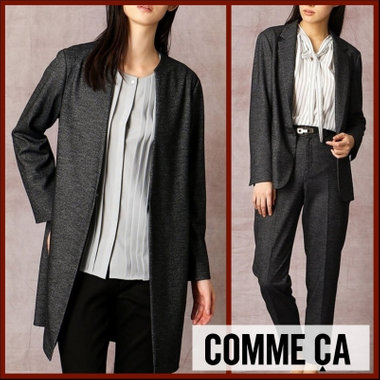 ツィードジャージーのセットアップ