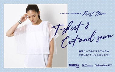 Tシャツ・カットソー｜COMME CA・K.T・GabardineK.T