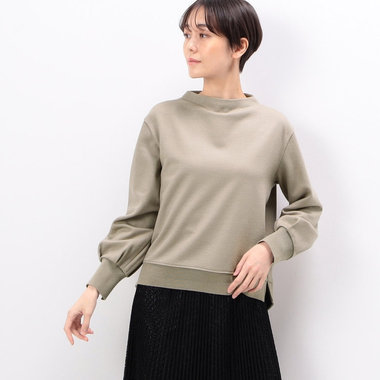 ウールツイルジャージー ボトルネックプルオーバー（01-01EE08-203