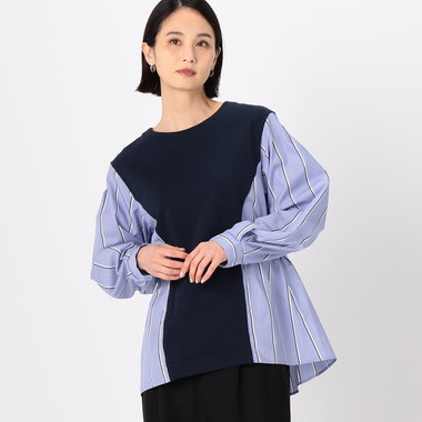 ミニ裏毛 デザインプルオーバー