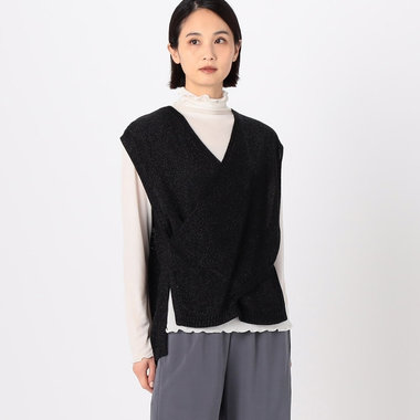 ドライタッチコットン フロントクロスベスト