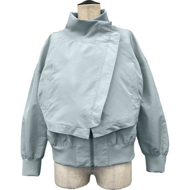 【レイヤード】シャンブレータフタ ブルゾン