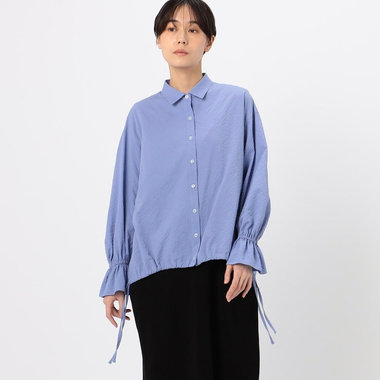 ポコポコ平織り ブラウジングブラウス