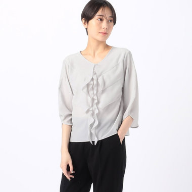 ノルディスジョーゼットフラット ブラウス