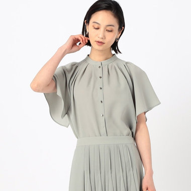 【 一部WEB限定カラー セットアップ対応 】フィネスボイル ブラウス ブライトリーセットアップ