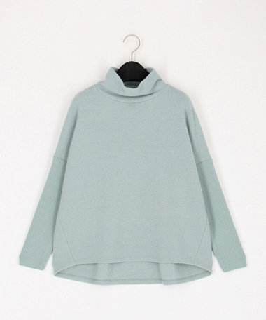 ウールブークレー ボトルネックプルオーバー