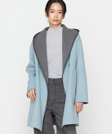 ロイヤルジーロンビーバーダブルフェイス リバーシブルコート