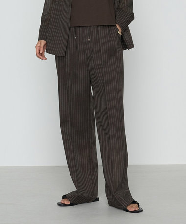 【セットアップ対応】シアーボイルストライプ パンツ