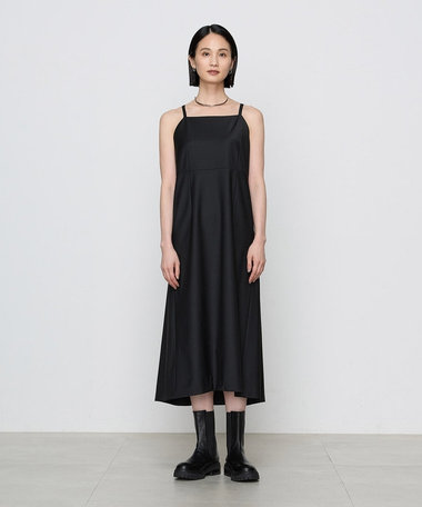 〔 TALLサイズ 〕【ブライトリーセットアップ/セットアップ対応】ストレッチトロ ワンピース