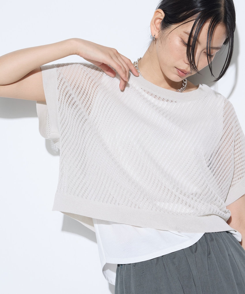 夏のきれいめを叶えるレース｜コムサ、K.T、ギャバジンK.T