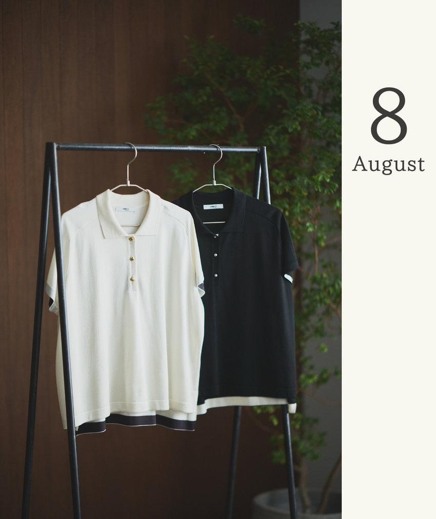 コムサプラチナ　K.T ホワイト Tシャツ M AUGUST NEW IN｜コムサ、K.T、ギャバジンK.T 2025.08.01｜｜【夏