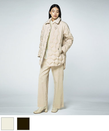 ステンカラー ダウン コート