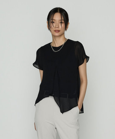 リライムジョーゼット ブラウス