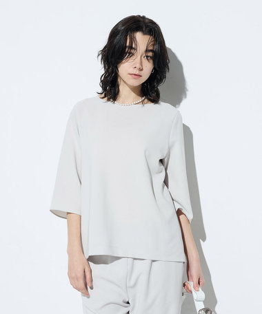 トリアセダブルクロス Tブラウス