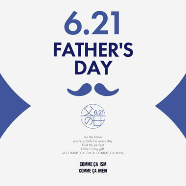 HAPPY FATHER'S DAY 父の日ギフト・プレゼント特集｜コムサメン・コムサイズム