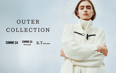 2026 アウターコレクション｜コムサ、コムサワードローブ、K.T、ギャバジンK.T