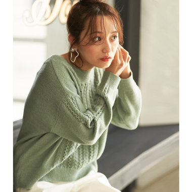 早く着たい、春ニット